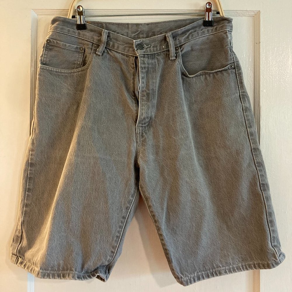 Levi's grey denim men's shorts Size 34